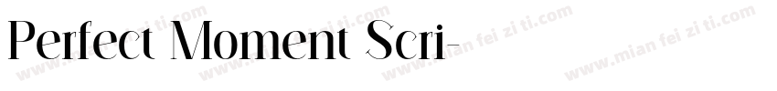 Perfect Moment Scri字体转换